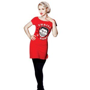 Sourpuss Red Thrill A Rama Dress